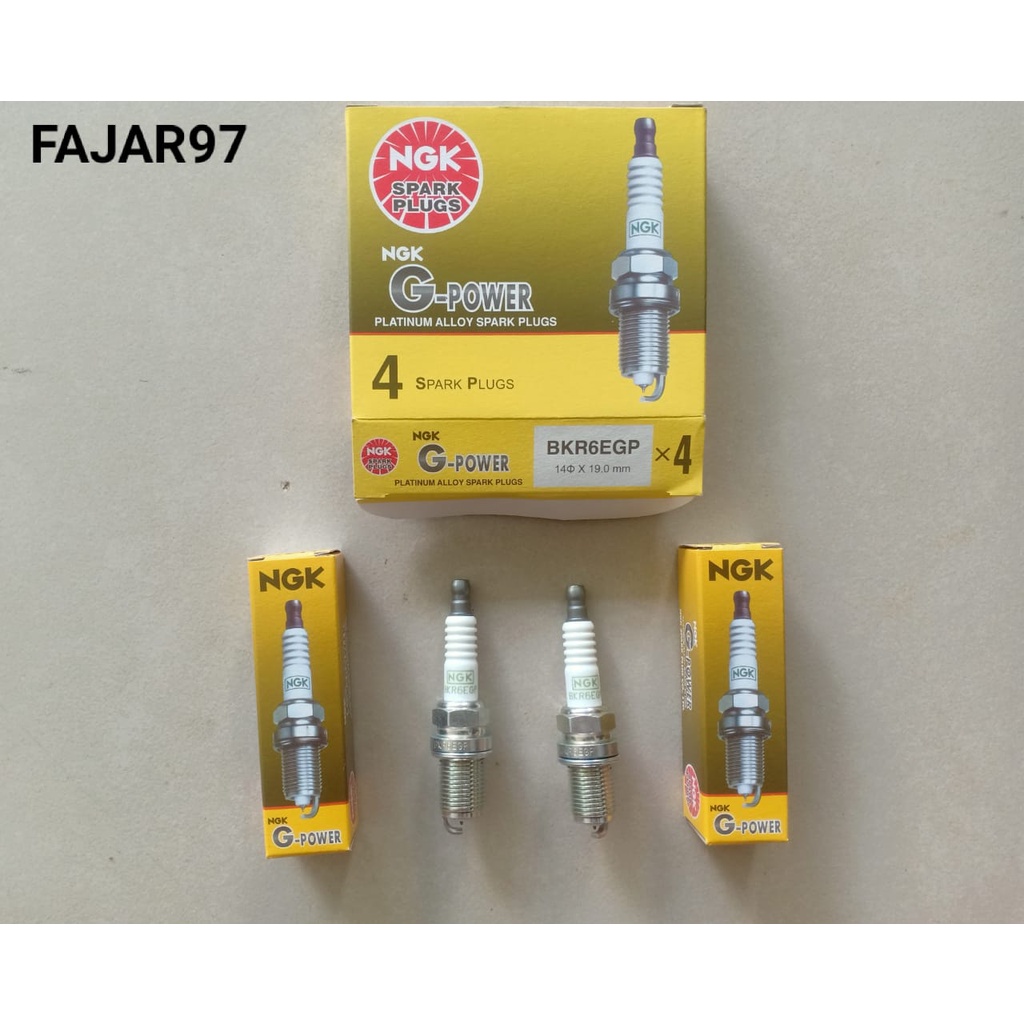 ชุดหัวเทียนรถยนต์ NGK BKR6EGP