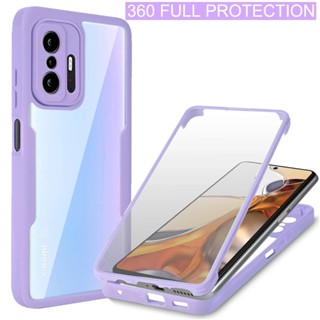 เคสโทรศัพท์มือถือ TPU กันกระแทก 360 องศา สําหรับ Xiaomi Mi POCO M4 M3 Pro 5G Mi POCO X3 NFC F3 11 10 lite 11T Pro