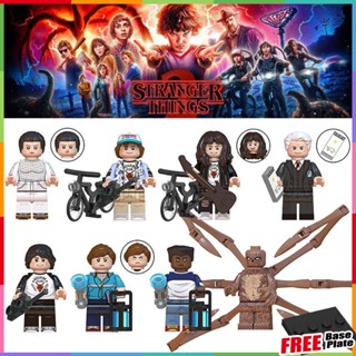 คนแปลกหน้า Minifigures ของเล่นของขวัญ Mike Dustin Vecna Lucas Sinclair Eddie Munson Eleven Mini Figures LG1007