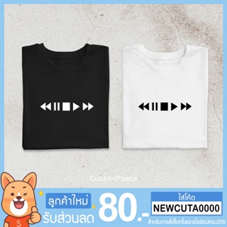 เสื้อยืดคอกลม แขนสั้น ลาย " icon playing " ผ้าcotton100%_04