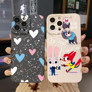 เคสโทรศัพท์มือถือ ขอบสี่เหลี่ยม ลายกระต่าย สุนัขจิ้งจอกน่ารัก สําหรับ Infinix Hot 20S 20i 30i 9 30 20 Play Smart 6 Plus X6823 Zero 5G 2023