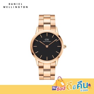 Daniel Wellington นาฬิกาข้อมือ Iconic Link RG Black 36มม สีโรสโกลด์