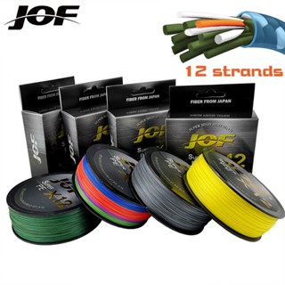 Jof X9 X12 สายเอ็นตกปลา แบบถัก 20 ถึง 92 ปอนด์ 100 เมตร 300 เมตร