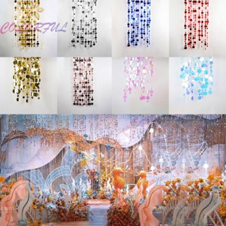 【COLORFUL】PVC Sequins Curtains Plastic Curtain Home Supplies/Festive Wedding/decoration