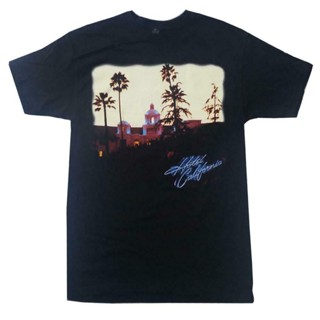 ขายดี เสื้อยืดผ้าฝ้าย พิมพ์ลาย The Eagles Hotel California s Sport HJohec91ONfiom58 สําหรับผู้ชาย