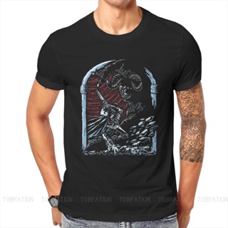 เสื้อยืดแขนสั้น พิมพ์ลายมังงะ Sky Down Style Berserk Guts Griffith Behelit คุณภาพสูง สําหรับผู้ชาย