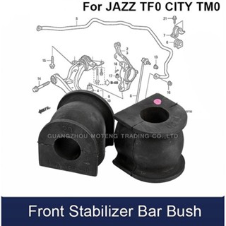 Hys บูชชิ่งยางกันโคลง ด้านหน้า สําหรับ HONDA FIT JAZZ TF0 TG0 GE6 GE8 For CITY TM0 GM2 GM3 2009-2014 1 คู่