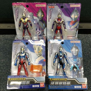 Bandai ของเล่นฟิกเกอร์ อุลตร้าแมน 12 ซม. เคลื่อนไหวได้ สําหรับเด็กผู้ชาย