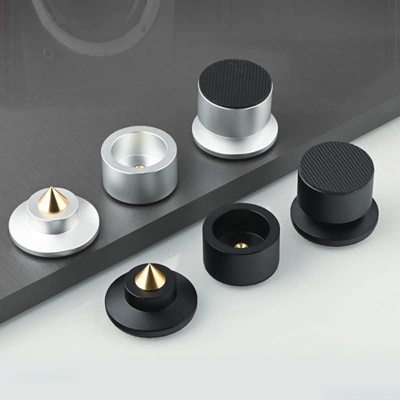 Rr Audiophile Solid All-อลูมิเนียม Hifi Shock-absorbing Foot Pad Professional เครื่องขยายเสียงเครื่องลําโพงขาตั้งกล้อง