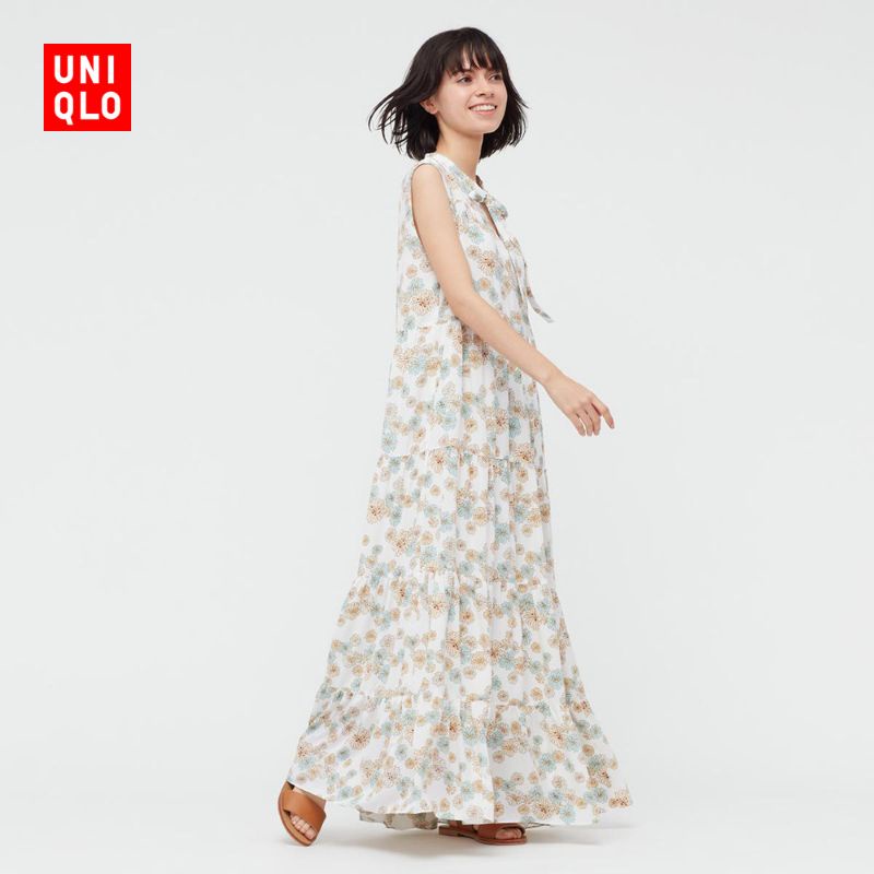 เดรสยาวuniqlo paul&joe