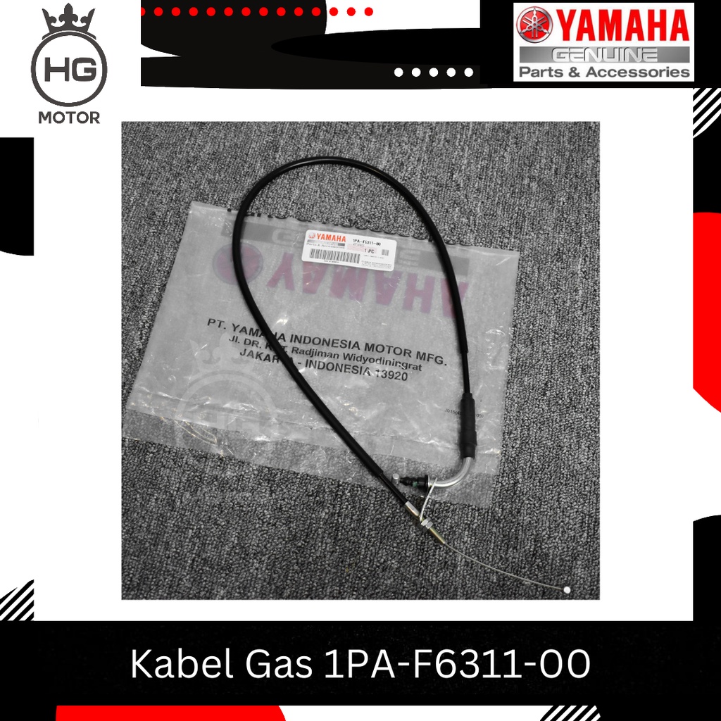 TOP GAS CABLE V-IXION 12 YAMAHA VIXION 1PA-FF631-00 ต้นฉบับ YGP