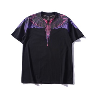 เสื้อยืด ลาย Marcelo Burlon ปีกสีม่วง