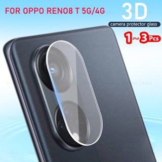 3 in 1 ฟิล์มกันรอยเลนส์กล้อง แบบใส ป้องกันเต็มจอ HD ป้องกันด้านหลัง สําหรับ OPPO Reno8 T 5G Reno 8T 8 T 2023