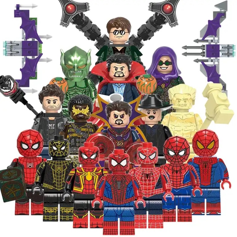 ฟิกเกอร์ Spider Men Super Heroes Series ขนาดเล็ก ของเล่นสําหรับเด็ก