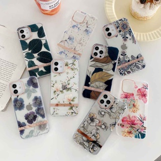 เคสโทรศัพท์มือถือแบบนิ่ม TPU ลายดอกไม้ สําหรับ Samsung Galaxy A52 A53 A71 A72 A73