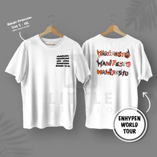 เสื้อยืด ลาย enhypen world tour manifesto unofficial_09