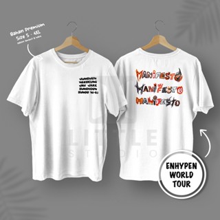 เสื้อยืด ลาย enhypen world tour manifesto unofficial_09