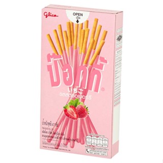 กูลิโกะป๊อกกี้ POCKY สตรอเบอร์รี 47ก.GULICOSTRAWBERRY 47G.