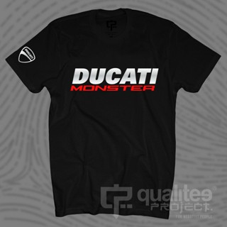 👕✨พร้อมส่งเสื้อยืดคอกลมผ้าฝ้ายแท้ Ducati Monster ยืดหยุ่นสําหรับขี่รถจักรยานยนต์ 821 797 Ss