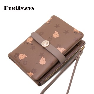 Wallet Prettyzys 2023 Fashion Korean Pu Leather Short  For Women