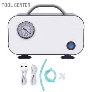  Tool Center ปั๊มสุญญากาศไดอะแฟรมไร้น้ำมัน 30W เสียงรบกวนต่ำ ปั๊มกรองในห้องปฏิบัติการขนาดเล็ก 15 ลิตร/นาที