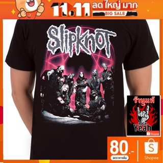 เสื้อวง Slipknot เสื้อยืด สลิปน็อต เสื้อคอฟิต แฟชั่น เสื้อวินเทจ RCM426