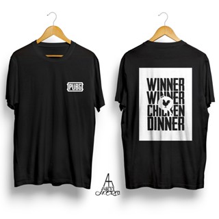 T-shirt PUBG WINNER WINNER WINNER CHICKEN DINNER 1/100 PUBG MOBILE ESPORTS GAMER Antihero Cloth_02