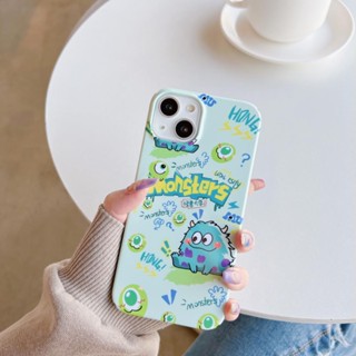 เคสโทรศัพท์มือถือแบบแข็ง ลายมอนสเตอร์ สําหรับ iPhone X Xs XR XsMax 11 11ProMax 12 12Pro 12ProMax 13 13Pro 13ProMax 14 14Pro 14plus 14ProMax