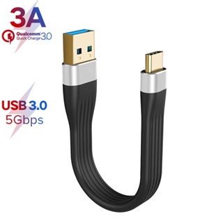 สายชาร์จ USB 3.1 Type C แบบสั้น สําหรับ Samsung Xiao Mi Huawei