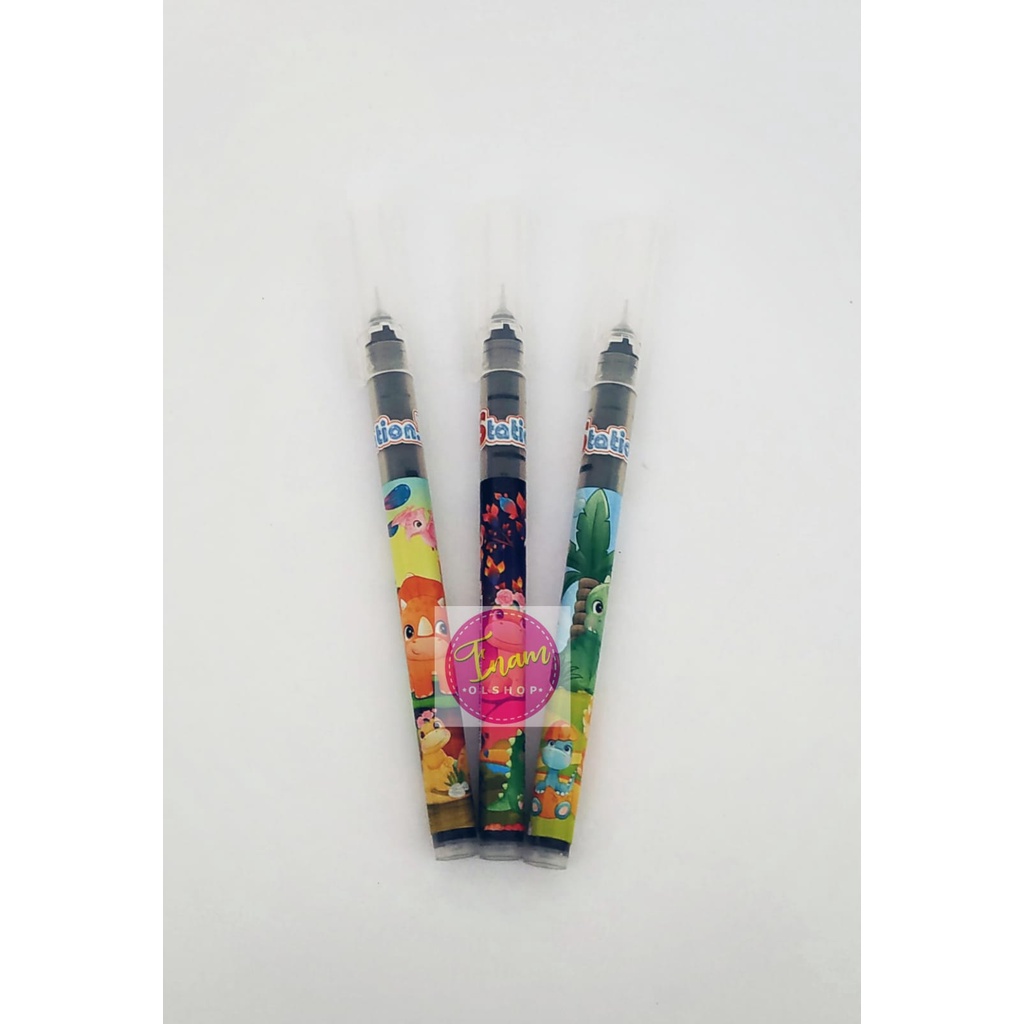 ( RETAIL ) Station Pen Gel Dino ST1-GP-Dino