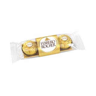 เฟอร์เรโรรอชเชอร์ชอคโกแลต ROCHER T3 37.5ก.FERREROCHOCOLATE T3 37.5G