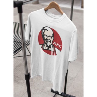 เสื้อยืด Unisex รุ่น KFC Edition T-Shirt สวยใส่สบายแบรนด์ Khepri 100%cotton comb รีดทับลายได้เลย ไม่ยืดไม่หดไม่ขึ้นขน