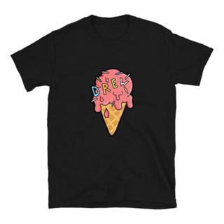 Drew Ice cream Aesthetic minimalist T-shirt Statement Tess unisex high quality_03