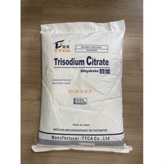 Tri-sodium citrateไตรโซเดียมซิเตรต25kg