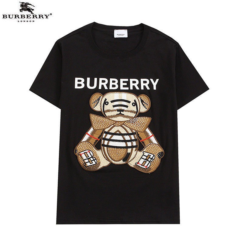 เสื้อยืดครอป9053   ราคาส่ง [สีดำ 2XL พร้อมส่ง]เสื้อยืด Burberry Unisex คอลเลคชั่น 2021 [Limited Edition]S-5XL Street sty