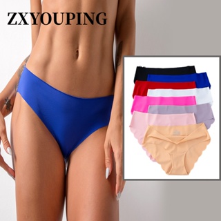 กางเกงชั้นใน เอวต่ํา ไร้รอยต่อ พลัสไซซ์ สําหรับผู้หญิง S-XXL【ZXYOUPING】