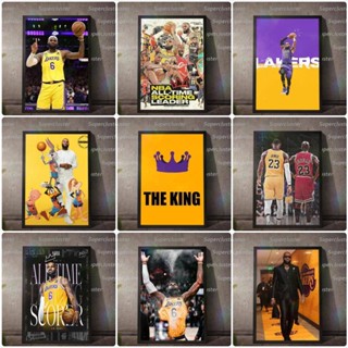 Lebron James NBA Best Scorer GOTA โปสเตอร์ภาพวาดผ้าใบ ขนาด A3 A4 สําหรับตกแต่งผนังบ้าน