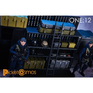 [โปรโมชั่นต้นปี] พร้อมส่ง ชุดแพลตฟอร์ม ชั้นวางอาวุธ ตุ๊กตา PCTOYS PC003 1/12