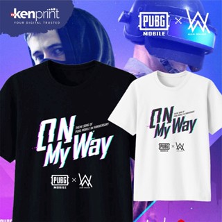 【hot sale】เสื้อยืด พิมพ์ลายเกมเมอร์| เสื้อยืด ผ้าฝ้าย แบบนิ่ม พิมพ์ลาย Pubg X On My Way 30s สําหรับเด็กทารก วัยรุ่_01