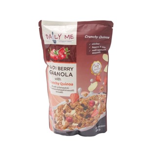 เดลลี่มีกราโนล่าผสมควินัวรสเบอร์รี GRANOLA 200ก.DAILY MEQUINOA LADY BERRY200G