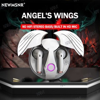 Kam Angel Wings ชุดหูฟังบลูทูธไร้สาย HIFI สเตอริโอ ควบคุมแบบสัมผัส v08 tws พร้อมไมโครโฟน อายุการใช้งานแบตเตอรี่ยาวนาน สําหรับเล่นเกม