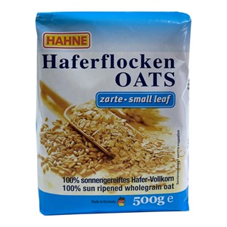 ฮาทเน่เกล็ดข้าวโอ๊ต OATS 500ก.HAHNE WHITEQUICK COOKING 500G