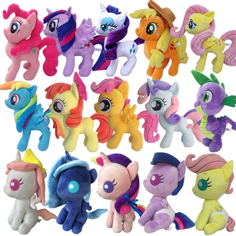 ของเล่นตุ๊กตาลายการ์ตูน MyLittle Pony 30 ซม. ของเล่นสําหรับเด็ก