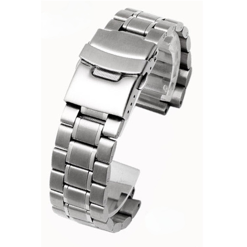 Yifilm สายนาฬิกาข้อมือสเตนเลส สีเงิน สําหรับ Casio MWA-100HD-1A MWD-100H MWA-100HD 20 มม. 24 มม.