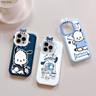 VIVO Y01 Y01A Y02 Y16 Y72 Y52 Y75 Y55 Y22 Y22S 5G เคสวีโว่ สำหรับ Case Cartoon Cute Pochacco Pattern เคส เคสโทรศัพท์ เคสมือถือ Full Cover Phone Cases Soft Casing