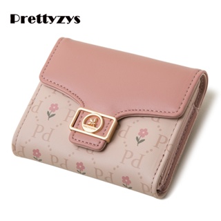 Wallet Prettyzys 2023 Fashion Korean Pu Leather Short For Women