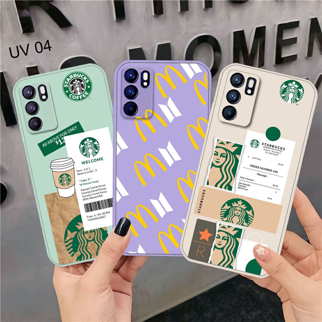 SOFTCASE MACAROON OPPO RENO 6 4G 5F 5 4 A54 A52 A16 A15 A74 A95 A5 2020 A53 A1K(UV02)