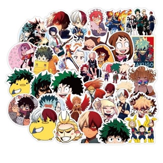 Z&amp;m ❀ สติกเกอร์ ลายการ์ตูน My Hero Academia กันน้ํา สําหรับตกแต่งของเล่น จํานวน 100 ชิ้น ต่อชุด