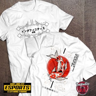 ☆★Inkfinitees - Cyberpunk Koi Fish - Japanese Style Graphic Tee T-Shirt (Unisex - for Men and Women)_12