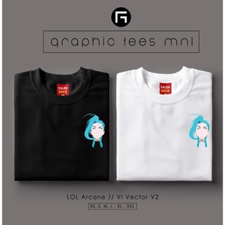 Graphic Tees MNL - GTM League of Legends LOL Arcane 406 Vi Pocket Customized Shirt Unisex T-shirt_03